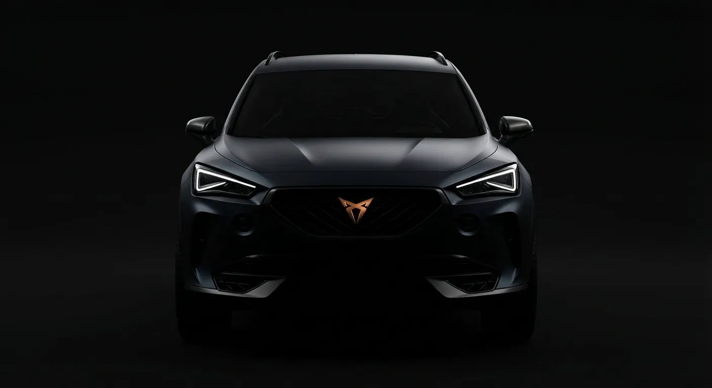 Détail de la face avant de la Cupra Formentor hybrid dsg