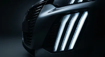 Détail signature lumineuse LED Peugeot 208