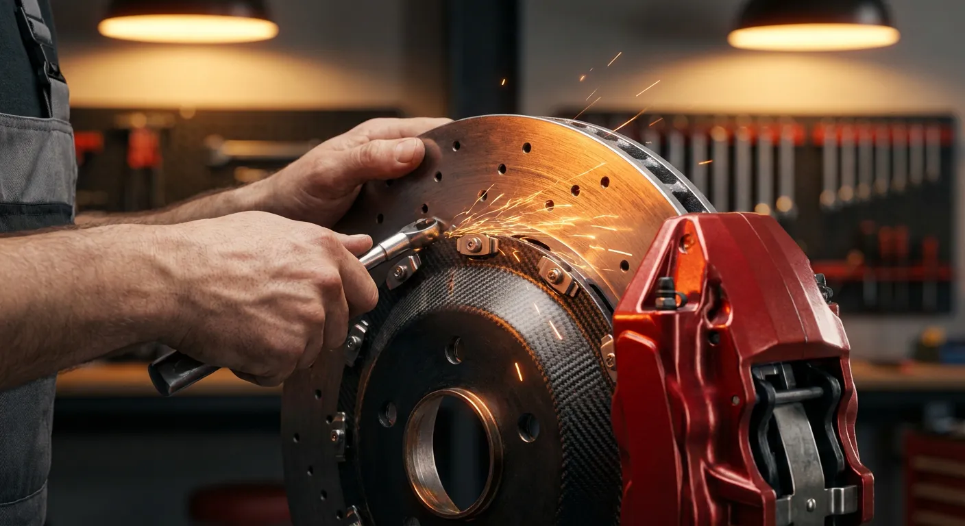 Inspection détaillée des disques de frein lors du service d'entretien