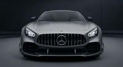 Face avant agressive de la Mercedes AMG GT R Pro