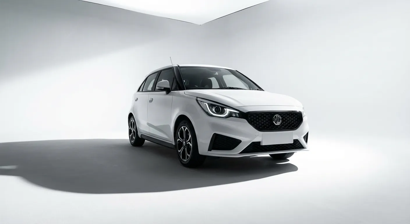 Vue frontale iconique de la MG3 Luxury en studio