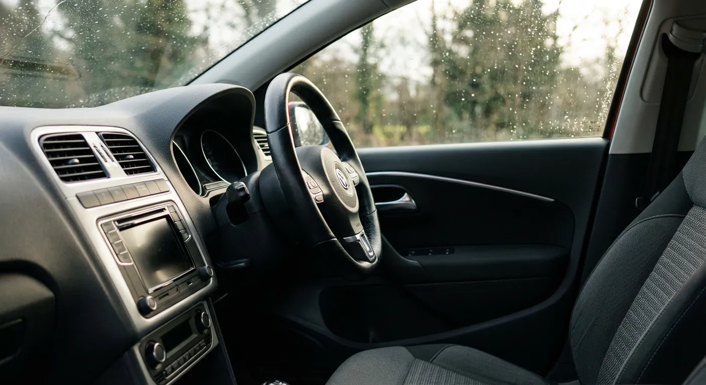 Tableau de bord et volant de la Volkswagen Polo 5 série